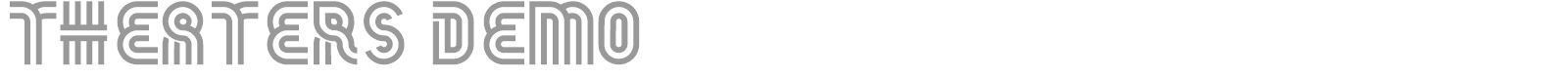 Theaters font preview